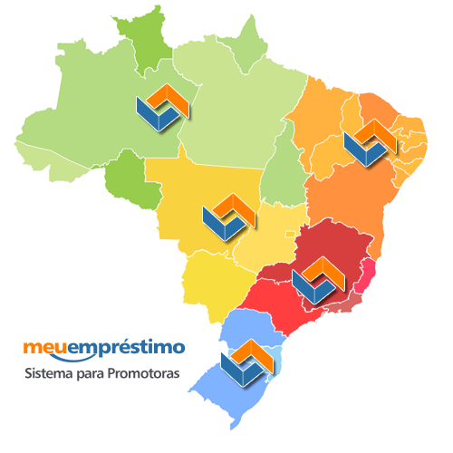 Meu Empréstimo está em todas as regiões do Brasil